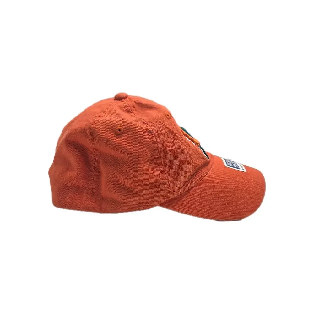 NFL Miami Dolphins Fitted Hat Unisex OS Orange Embroidered Maxflex Hat Football